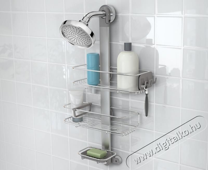 SimpleHuman BT1098 állítható polcos fürdő és zuhany polc Háztartás / Otthon / Kültér - Fürdőszoba / wc - Zuhanyzó polcrendszer - 299859