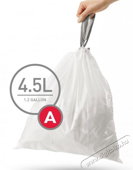 SimpleHuman CW0160 A-típusú egyedi méretezésű szemetes zsák újratöltő csomag (1 x 30 zsák / csomag) Háztartás / Otthon / Kültér - Lakásfelszerelés - Szemetes zsák / kiegészítő - 310548