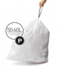SimpleHuman CW0175 P-típusú egyedi méretezésű szemetes zsák újratöltő csomag (20 db) Háztartás / Otthon / Kültér - Lakásfelszerelés - Szemetes zsák / kiegészítő - 303296