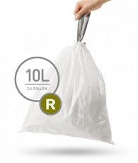 SimpleHuman CW0201 R-típusú egyedi méretezésű szemetes zsák újratöltő csomag (1 x 20 zsák / csomag) Háztartás / Otthon / Kültér - Lakásfelszerelés - Szemetes zsák / kiegészítő - 308958
