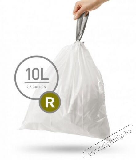 SimpleHuman CW0201 R-típusú egyedi méretezésű szemetes zsák újratöltő csomag (1 x 20 zsák / csomag) Háztartás / Otthon / Kültér - Lakásfelszerelés - Szemetes zsák / kiegészítő - 308958