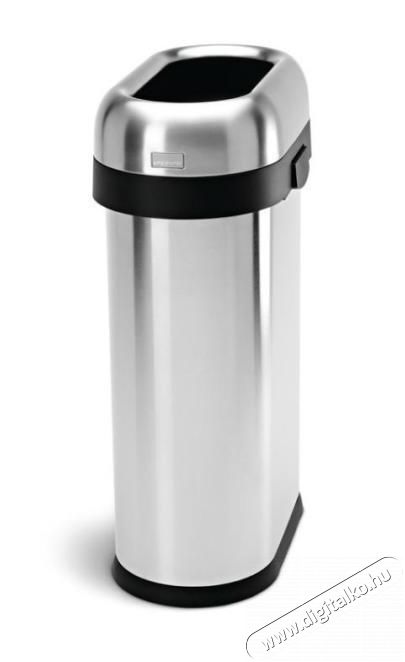 SimpleHuman CW1467 rozsdamentes szemetes - 50 liter Háztartás / Otthon / Kültér - Lakásfelszerelés - Szemetes - 355348