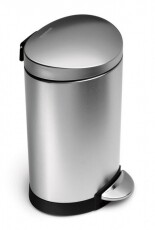 SimpleHuman CW1834CB 6 literes félkör alakú pedálos szemetes Háztartás / Otthon / Kültér - Lakásfelszerelés - Szemetes - 325292