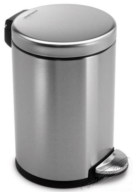 SimpleHuman CW1852CB 4.5 literes kerek, pedálos szemetes - rozsdamentes Háztartás / Otthon / Kültér - Lakásfelszerelés - Szemetes - 337876