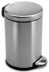 SimpleHuman CW1852CB 4.5 literes kerek, pedálos szemetes - rozsdamentes Háztartás / Otthon / Kültér - Lakásfelszerelés - Szemetes - 337876