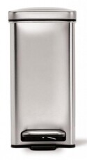SimpleHuman CW1898CB 10 literes pedálos rozsdamentes szemetes Háztartás / Otthon / Kültér - Lakásfelszerelés - Szemetes - 315683