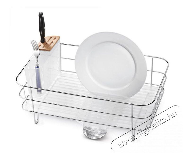 SimpleHuman KT1107 vékony formájú fémkeretes edény szárító Konyhai termékek - Mosogató - Edény szárító / tartó - 325291