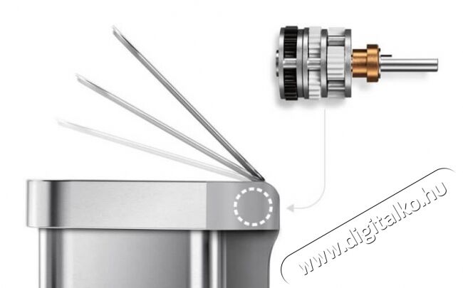 SimpleHuman ST2023 szenzoros szemetes H&aacute;ztart&aacute;s / Otthon / K&uuml;lt&eacute;r - Lak&aacute;sfelszerel&eacute;s - Szemetes - 341560