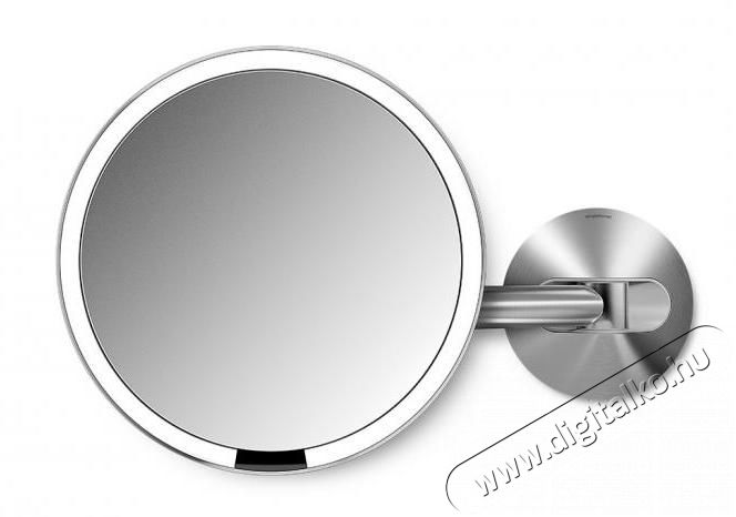 SimpleHuman ST3003 szenzoros fali tükör 5x nagyítással Szépségápolás / Egészség - Tükör - 297899