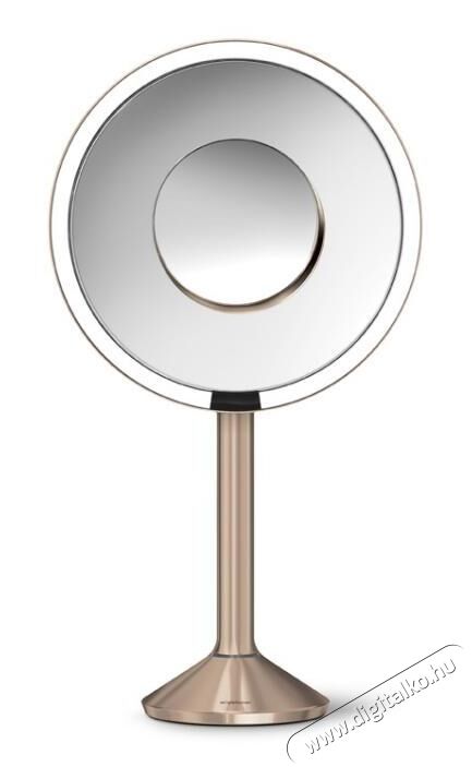 SimpleHuman ST3011 Sensor Mirror Pro 20cm-es szenzoros tükör 5x/10x-es nagyítással - rózsaarany Szépségápolás / Egészség - Tükör - 315697
