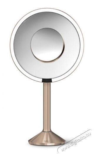 SimpleHuman ST3011 Sensor Mirror Pro 20cm-es szenzoros tükör 5x/10x-es nagyítással - rózsaarany Szépségápolás / Egészség - Tükör - 315697