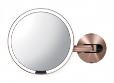 SimpleHuman ST3018 20cm-es szenzoros fürdőszobai tükör 5x nagyítással (rózsaarany) Szépségápolás / Egészség - Tükör - 344365