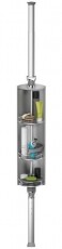 SimpleHuman BT1096 fürdőszobai és zuhany polcrendszer forgóajtóval Háztartás / Otthon / Kültér - Fürdőszoba / wc - Zuhanyzó polcrendszer - 325289