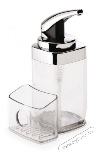 SimpleHuman KT1159 négyszögletes pumpás szappanadagoló szivacstartóval - 650ml Háztartás / Otthon / Kültér - Fürdőszoba / wc - Szappan adagoló - 315691
