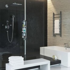 SimpleHuman BT1096 fürdőszobai és zuhany polcrendszer forgóajtóval Háztartás / Otthon / Kültér - Fürdőszoba / wc - Zuhanyzó polcrendszer - 325289