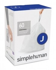 SimpleHuman CW0259 J-típusú szemetes zsák Háztartás / Otthon / Kültér - Lakásfelszerelés - Szemetes zsák / kiegészítő - 339200