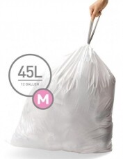 SimpleHuman CW0261 M-típusú egyedi méretezésű szemetes zsák újratöltő csomag (60 db) Háztartás / Otthon / Kültér - Lakásfelszerelés - Szemetes zsák / kiegészítő - 345341