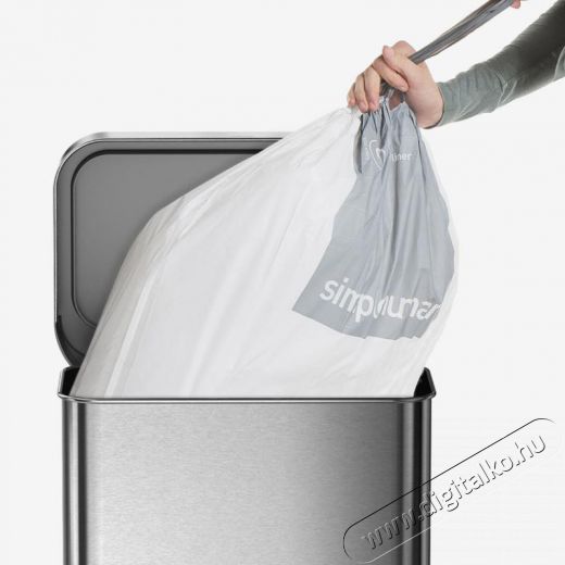 SimpleHuman CW0261 M-típusú egyedi méretezésű szemetes zsák újratöltő csomag (60 db) Háztartás / Otthon / Kültér - Lakásfelszerelés - Szemetes zsák / kiegészítő - 345341