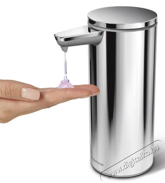 SimpleHuman ST1044 266 ml-es szenzoros szappanadagoló (rozsdamentes fényes) Háztartás / Otthon / Kültér - Fürdőszoba / wc - Szappan adagoló - 333103
