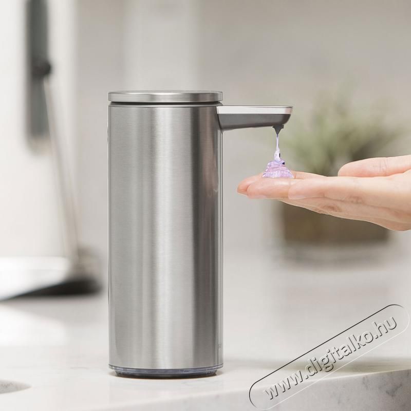 SimpleHuman ST1044 266 ml-es szenzoros szappanadagoló (rozsdamentes fényes) Háztartás / Otthon / Kültér - Fürdőszoba / wc - Szappan adagoló - 333103