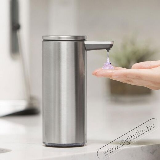 SimpleHuman ST1044 266 ml-es szenzoros szappanadagoló (rozsdamentes fényes) Háztartás / Otthon / Kültér - Fürdőszoba / wc - Szappan adagoló - 333103
