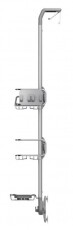 SimpleHuman BT1101 zuhanykabinra illeszthető polcrendszer, rozsdamentes / eloxált aluminium Háztartás / Otthon / Kültér - Fürdőszoba / wc - Zuhanyzó polcrendszer - 320703