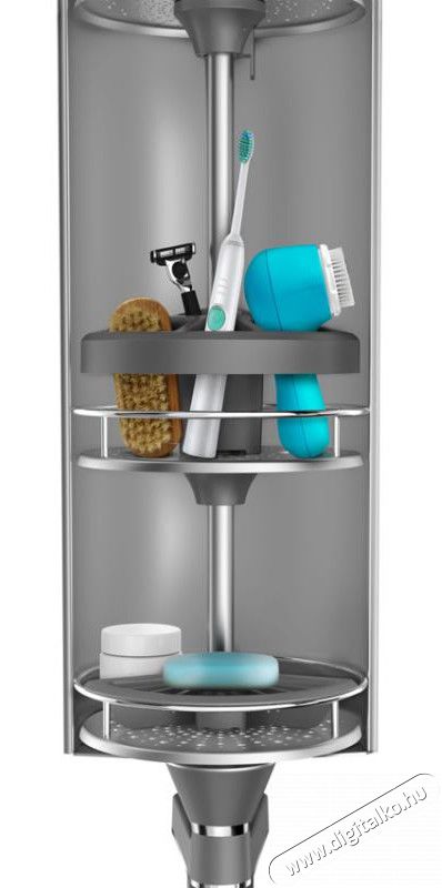 SimpleHuman BT1096 fürdőszobai és zuhany polcrendszer forgóajtóval Háztartás / Otthon / Kültér - Fürdőszoba / wc - Zuhanyzó polcrendszer - 325289