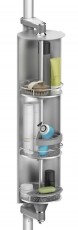 SimpleHuman BT1096 fürdőszobai és zuhany polcrendszer forgóajtóval Háztartás / Otthon / Kültér - Fürdőszoba / wc - Zuhanyzó polcrendszer - 325289