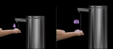 SimpleHuman ST1043 266 ml-es szenzoros szappanadagoló (rozsdamentes matt) Háztartás / Otthon / Kültér - Fürdőszoba / wc - Szappan adagoló - 333102