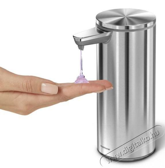 SimpleHuman ST1043 266 ml-es szenzoros szappanadagoló (rozsdamentes matt) Háztartás / Otthon / Kültér - Fürdőszoba / wc - Szappan adagoló - 333102