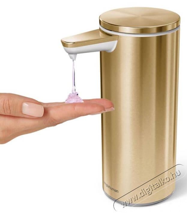 SimpleHuman ST1055 szenzoros szappan adagoló 266mL - sárgaréz Háztartás / Otthon / Kültér - Fürdőszoba / wc - Szappan adagoló - 353295