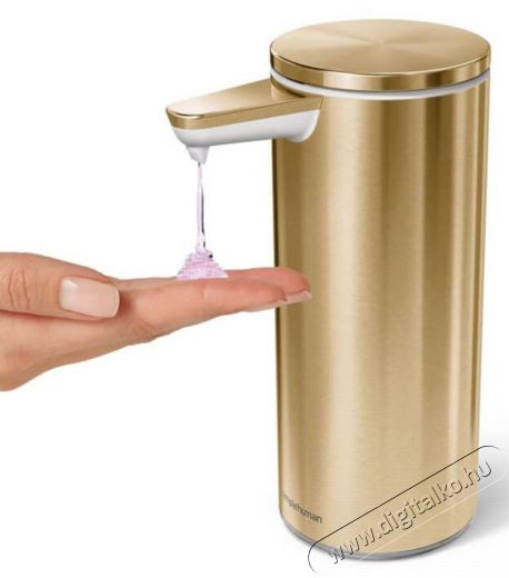 SimpleHuman ST1055 szenzoros szappan adagoló 266mL - sárgaréz Háztartás / Otthon / Kültér - Fürdőszoba / wc - Szappan adagoló - 353295