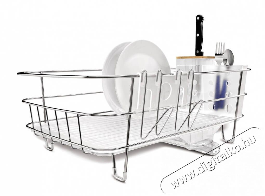 SimpleHuman KT1107 vékony formájú fémkeretes edény szárító Konyhai termékek - Mosogató - Edény szárító / tartó - 325291