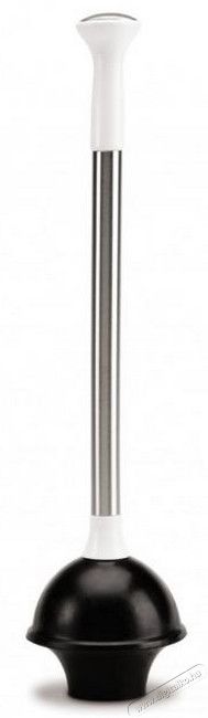 SimpleHuman BT1085 cseppmentes wc pumpa rozsdamentes acél nyéllel - fehér Háztartás / Otthon / Kültér - Fürdőszoba / wc - Wc kefe / pumpa - 300500