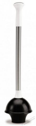 SimpleHuman BT1085 cseppmentes wc pumpa rozsdamentes acél nyéllel - fehér Háztartás / Otthon / Kültér - Fürdőszoba / wc - Wc kefe / pumpa - 300500