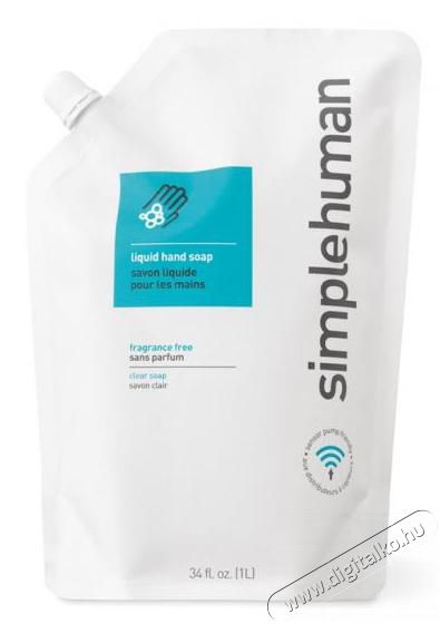 SimpleHuman CT1023 folyékony kézi szappan utántöltő zacskó (1 liter) Háztartás / Otthon / Kültér - Fürdőszoba / wc - Folyékony szappan - 297876