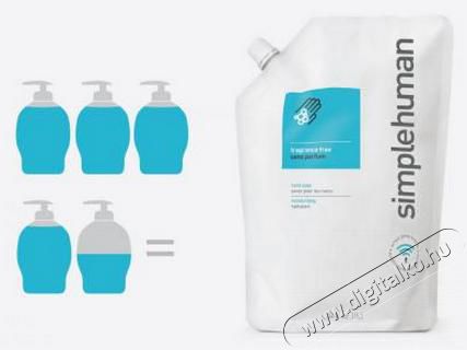 SimpleHuman CT1023 folyékony kézi szappan utántöltő zacskó (1 liter) Háztartás / Otthon / Kültér - Fürdőszoba / wc - Folyékony szappan - 297876