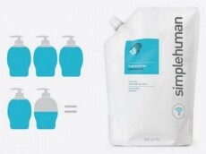 SimpleHuman CT1023 folyékony kézi szappan utántöltő zacskó (1 liter) Háztartás / Otthon / Kültér - Fürdőszoba / wc - Folyékony szappan - 297876