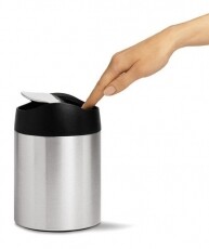 SimpleHuman CW1637CB 1.5 literes asztali rozsdamentes szemetes Háztartás / Otthon / Kültér - Lakásfelszerelés - Szemetes - 308951