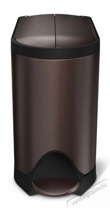 SimpleHuman CW2043 10l pedálos szemetes - bronz Háztartás / Otthon / Kültér - Lakásfelszerelés - Szemetes - 361333