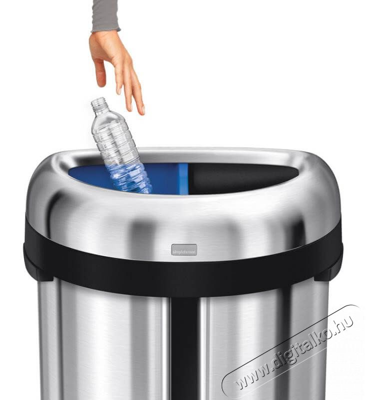 SimpleHuman CW2059 szelektív nyitott szemetes Háztartás / Otthon / Kültér - Lakásfelszerelés - Szemetes - 339115