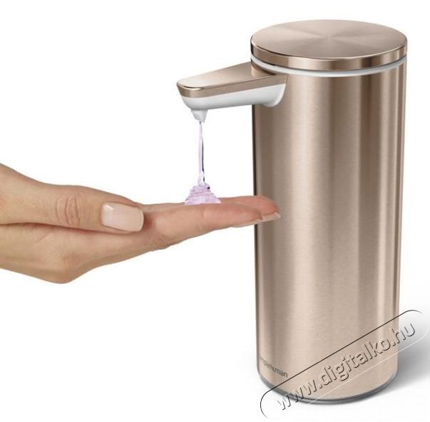 SimpleHuman ST1046 266 ml-es szenzoros szappanadagoló (rózsaarany) Háztartás / Otthon / Kültér - Fürdőszoba / wc - Szappan adagoló - 333104