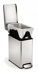 SimpleHuman CW1898CB 10 literes pedálos rozsdamentes szemetes Háztartás / Otthon / Kültér - Lakásfelszerelés - Szemetes - 315683