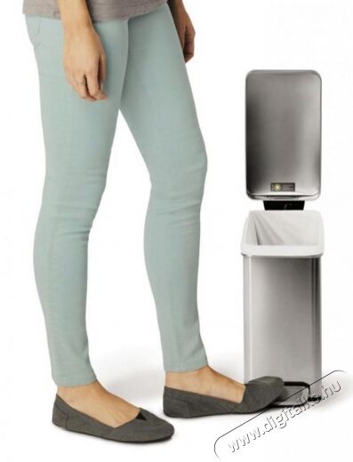SimpleHuman CW1898CB 10 literes pedálos rozsdamentes szemetes Háztartás / Otthon / Kültér - Lakásfelszerelés - Szemetes - 315683