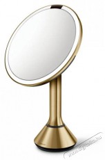SimpleHuman ST3061 20cm-es LED-es smink tükör 5x nagyítással - sárgaréz Szépségápolás / Egészség - Tükör - 400247