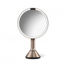 SimpleHuman ST3053 20cm-es LED-es smink tükör 5x nagyítással - rózsaarany Szépségápolás / Egészség - Tükör - 400245
