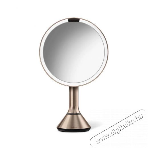 SimpleHuman ST3053 20cm-es LED-es smink tükör 5x nagyítással - rózsaarany Szépségápolás / Egészség - Tükör - 400245