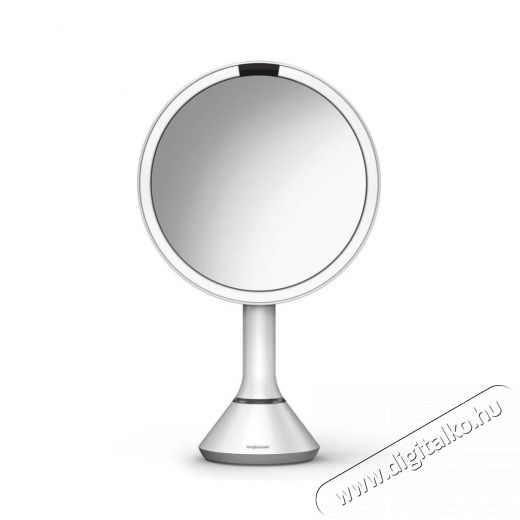 SimpleHuman ST3054 20cm-es LED-es smink tükör 5x nagyítással - fehér Szépségápolás / Egészség - Tükör - 400246