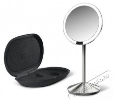 SimpleHuman kozmetikai t&uuml;k&ouml;r, Sensor Tru-lux LED vil&aacute;g&iacute;t&aacute;s, 10x zoom, &uacute;jrat&ouml;lthető Sz&eacute;ps&eacute;g&aacute;pol&aacute;s / Eg&eacute;szs&eacute;g - T&uuml;k&ouml;r - 512375