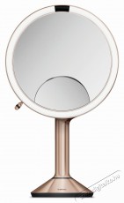 SimpleHuman Sensor Tru-lux LED világítás, 10x nagyítás, tölthető, Rose Gold - Szépségápolás / Egészség - Tükör - 512376